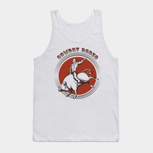 Cowboy Rodeo Emblem Tank Top